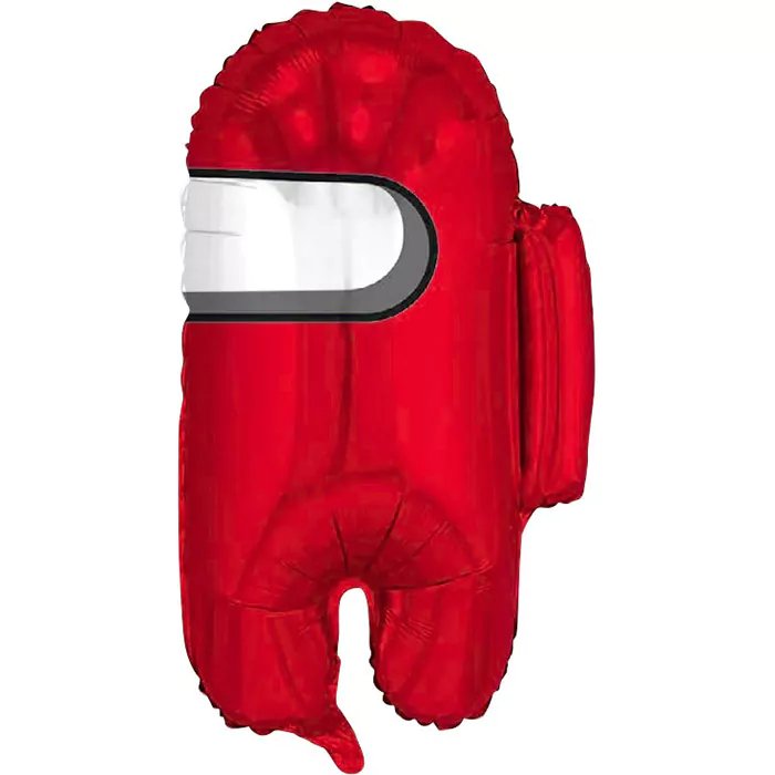 Космонавт червоний Among Us 66 см