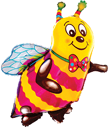 Фольгована куля Бджола 97*80 см