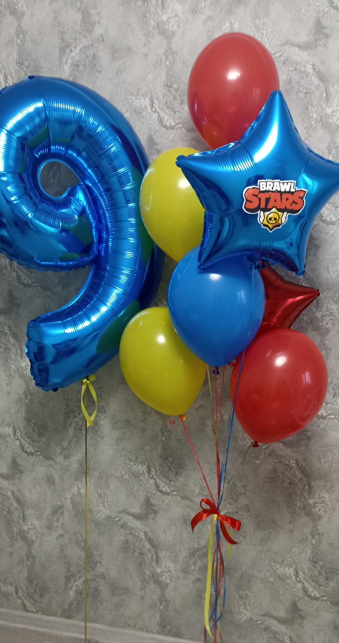 Набір на день народження в стилі Brawl Stars(8шт)