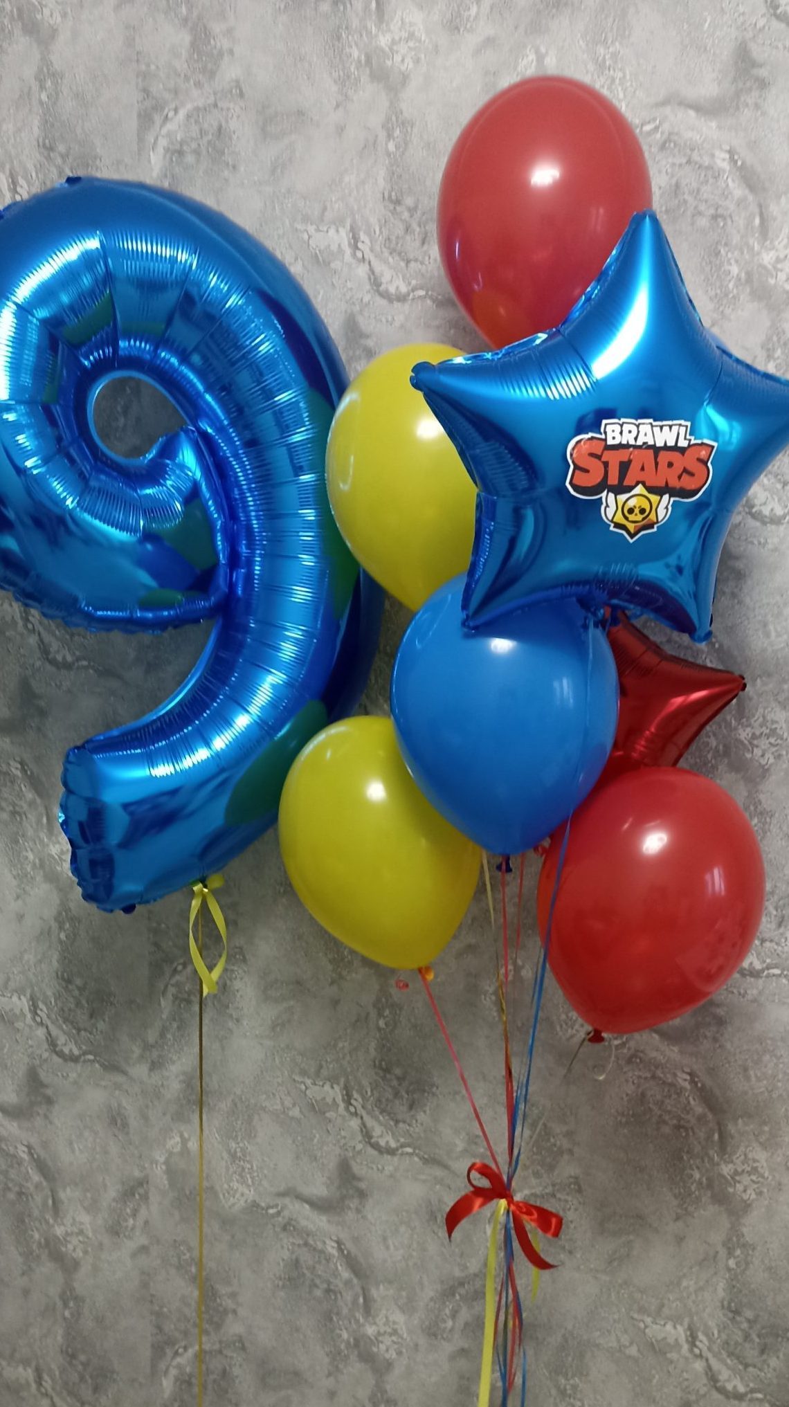 Набір на день народження в стилі Brawl Stars(8шт)