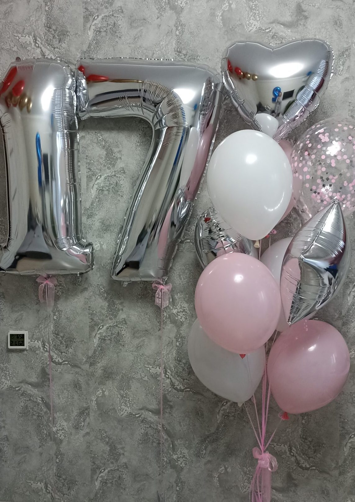 Композиція кульок  на 17 років (12шт)