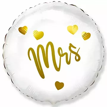 Куля фольгована 46 см коло Місіс