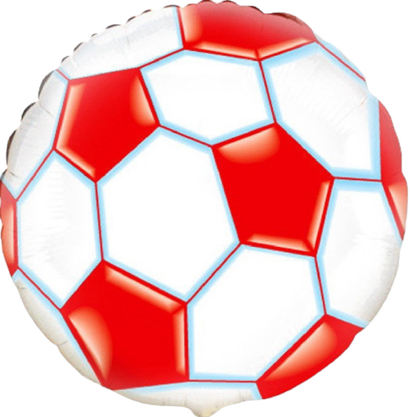 Футбольний м'яч червоний (45см)