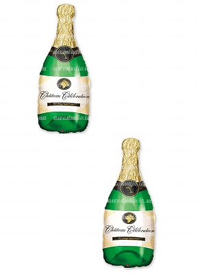 Бутылка коллекционного шампанского