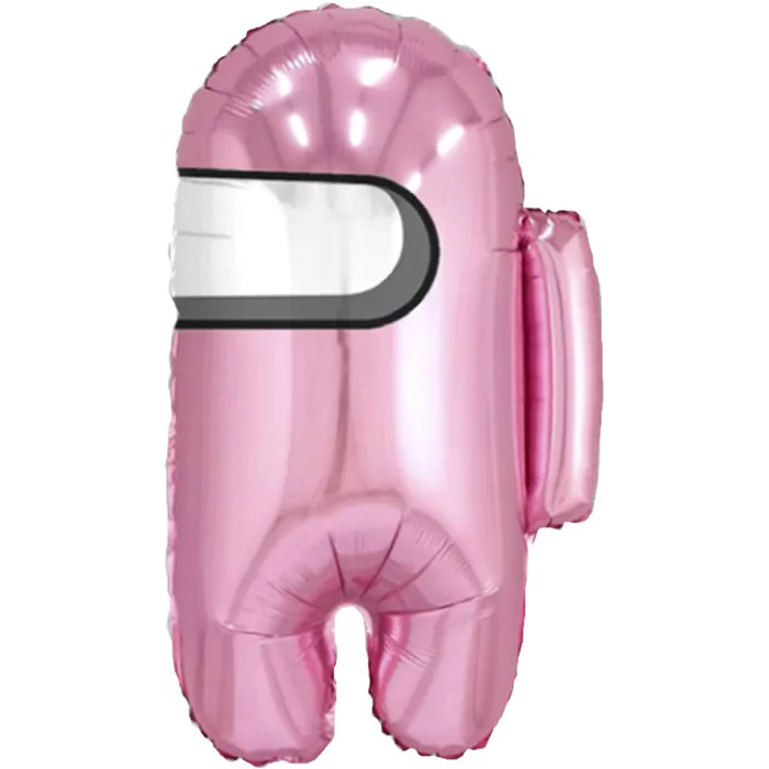 Космонавт рожевий Among Us 66 см
