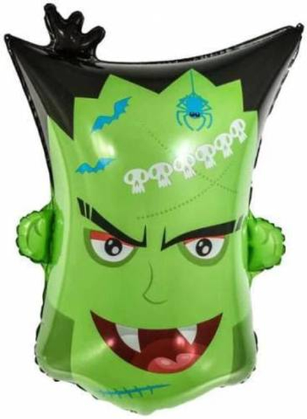 Фольгована кулька Голова Зомбі 43*27 см