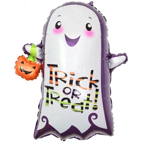 Фольгована кулька Привид Happy Halloween 81 см